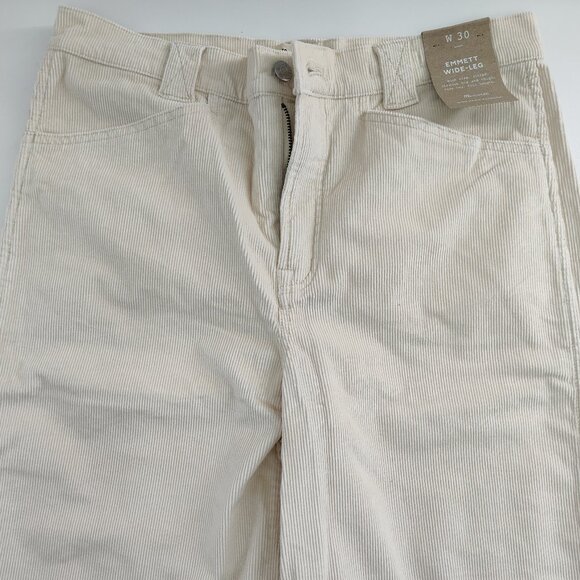 Madewell Women's Emmett 2.0 Slant Pocket Corduroy Size 30W P#343@CMK - Picture 5 of 8